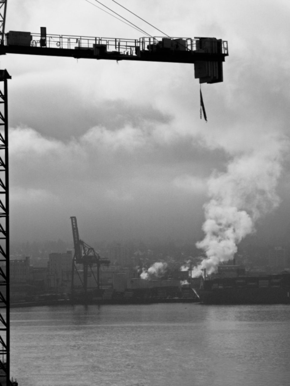 Illustrative photograph of industrial Crane